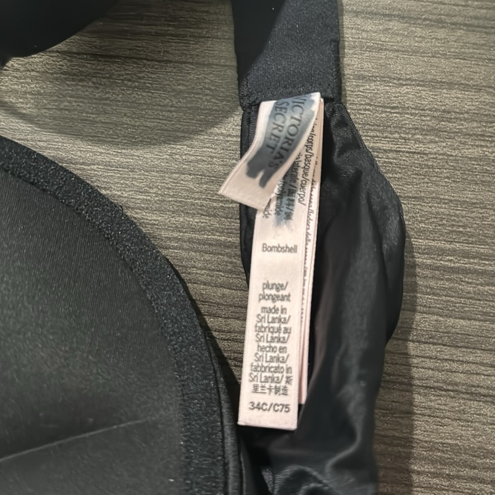 NWOT! Victoria’s Secret Bombshell Black Women's Bra - Picture 4 of 5